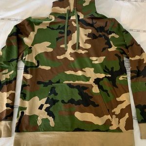 North Face Sweatshirt Camo